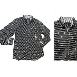 NWT Rock Roll N‎ Soul Shirt "OVERKILL SKULL" Long Sleeve Black Cotton Sz M